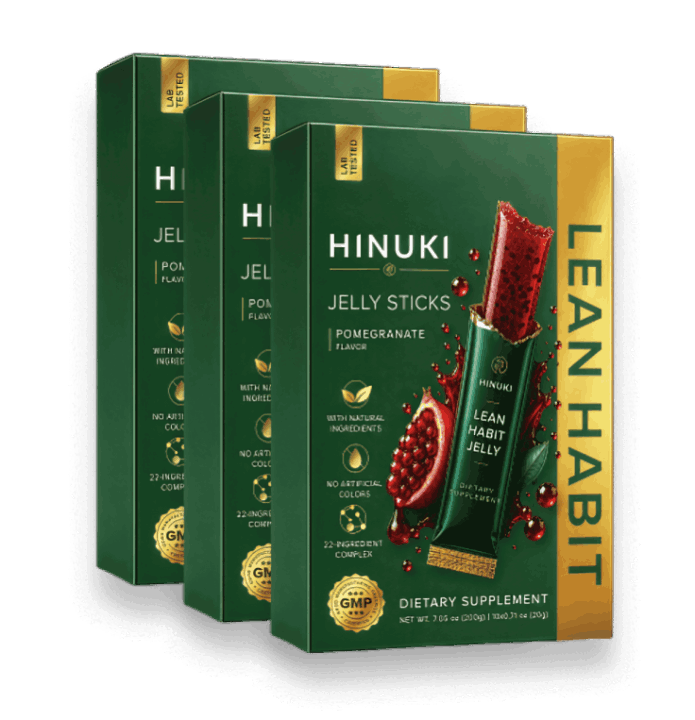 Hinuki Lean Habit Jelly Sticks buy now
